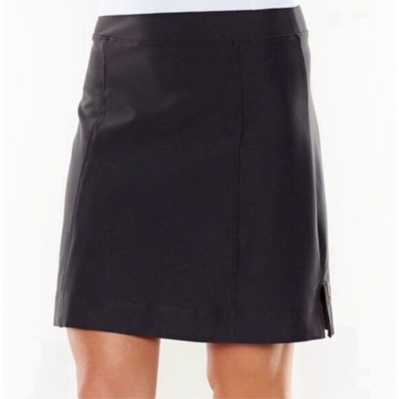 ✨Lucy Vital Collection Black Performance Activewear Sz Large Mini Skirt✨ - Picture 1 of 7